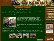 Tablet Screenshot of huntaust.com.au